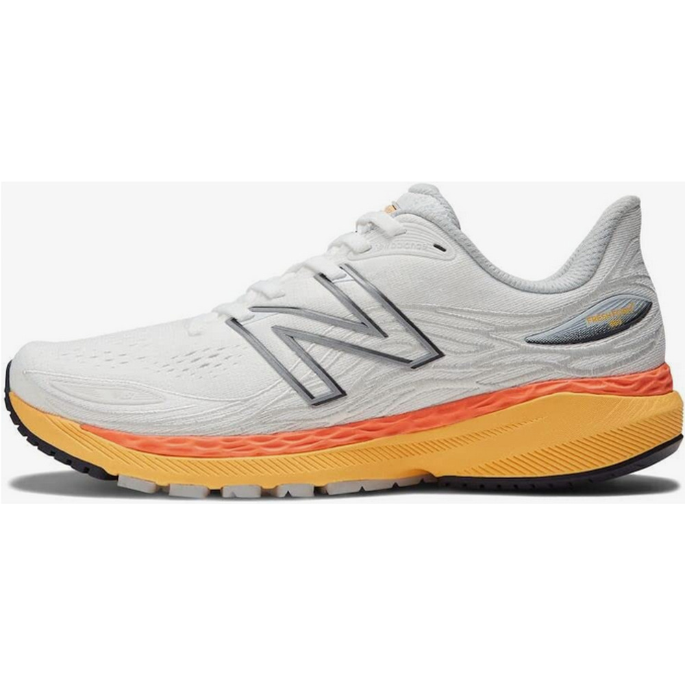 New Balance Men's 860 V12 White/Vibrant Apricot/Vibrant Orange